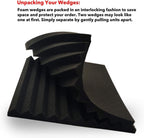 Acoustic Foam Panels 1" X 12" 2.5 30 (12 Pack)