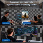 Acoustic Foam Panels Pyramid Sound Absorbing Tiles (24 Pack)
