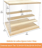 Acrylic Display Case with Light 5 Tier Box