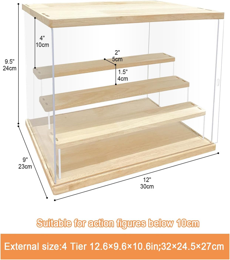 Acrylic Display Case with Light 5 Tier Box