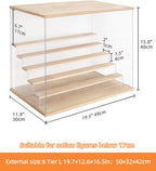 Acrylic Display Case with Light 5 Tier Box