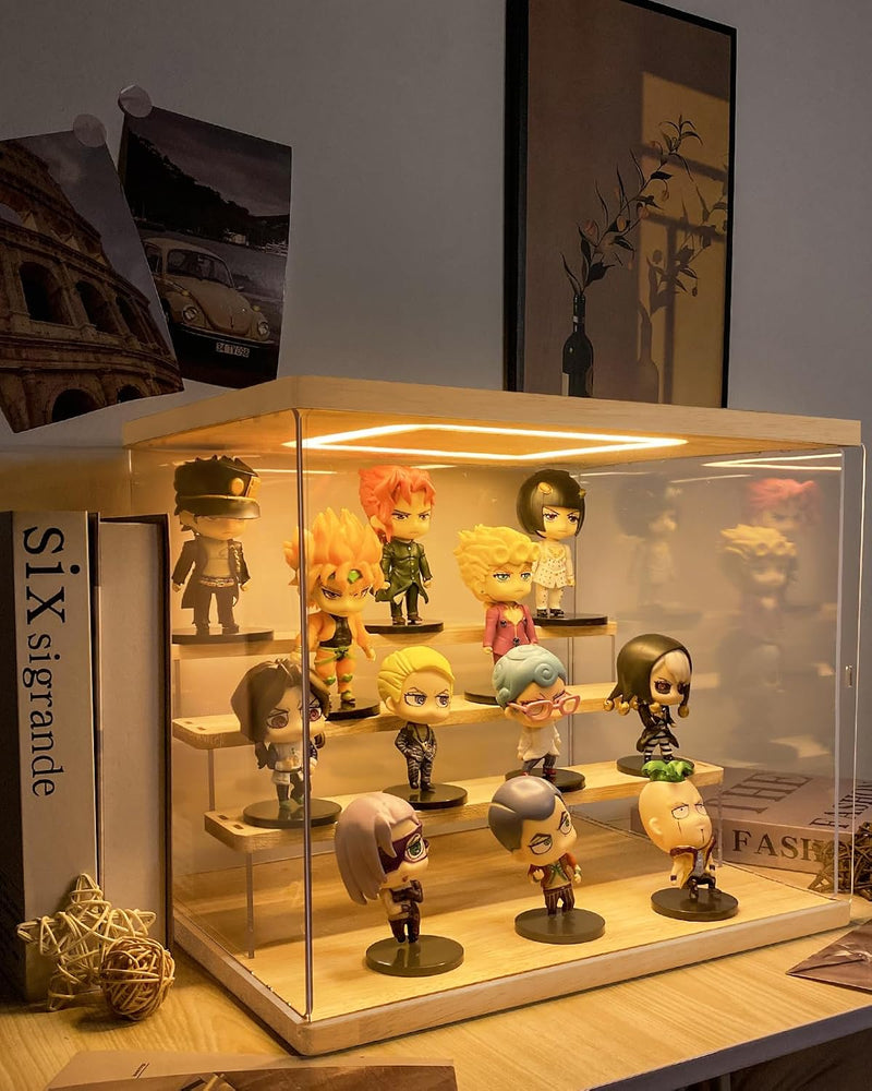 Acrylic Display Case with Light 5 Tier Box