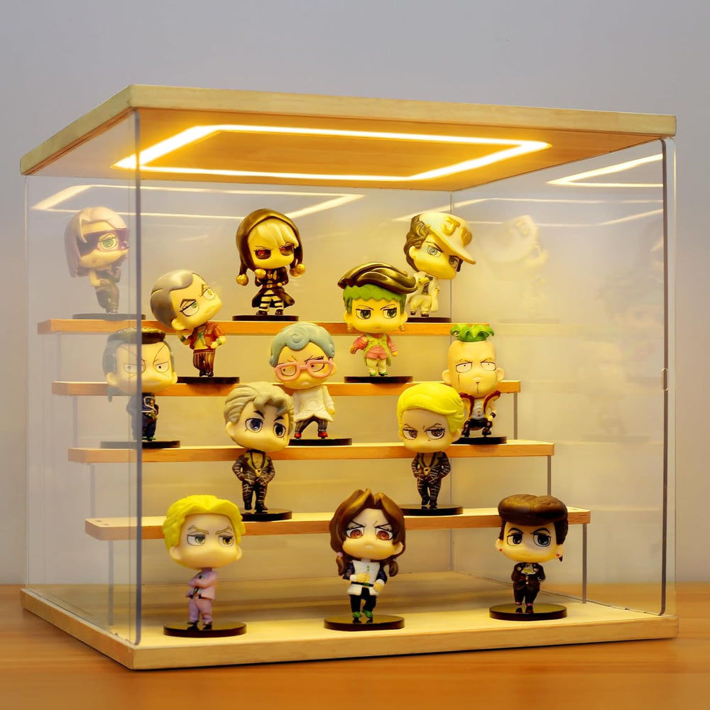 Acrylic Display Case with Light 5 Tier Box
