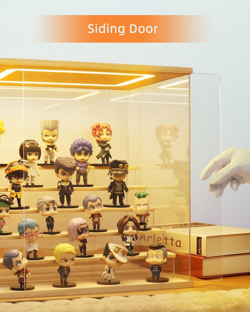 Acrylic Display Case with Light 5 Tier Box