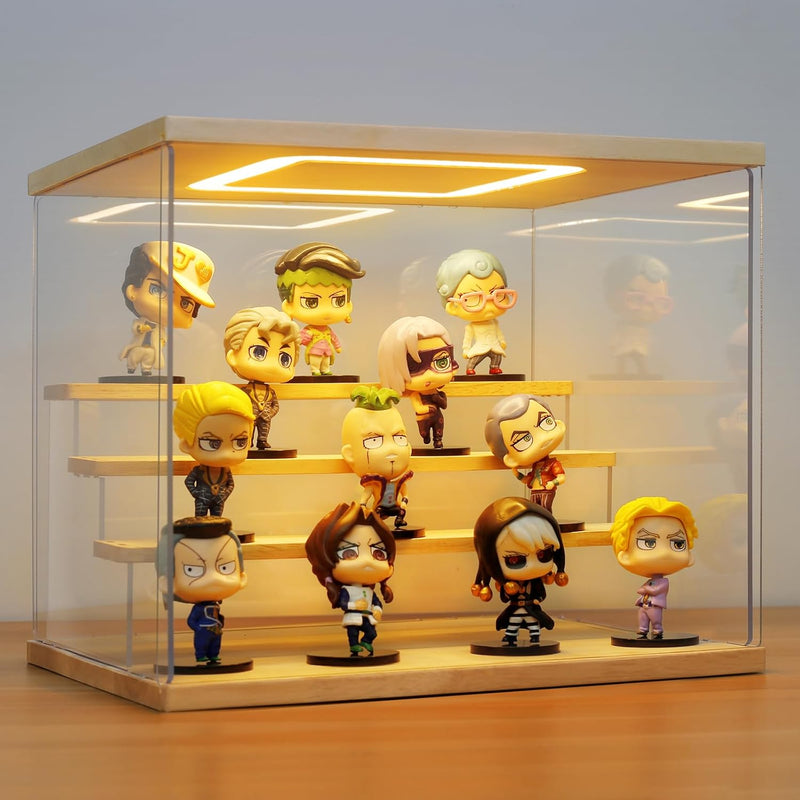 Acrylic Display Case with Light 5 Tier Box