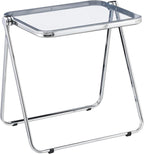 Acrylic Folding Table Space Saving Small Desk
