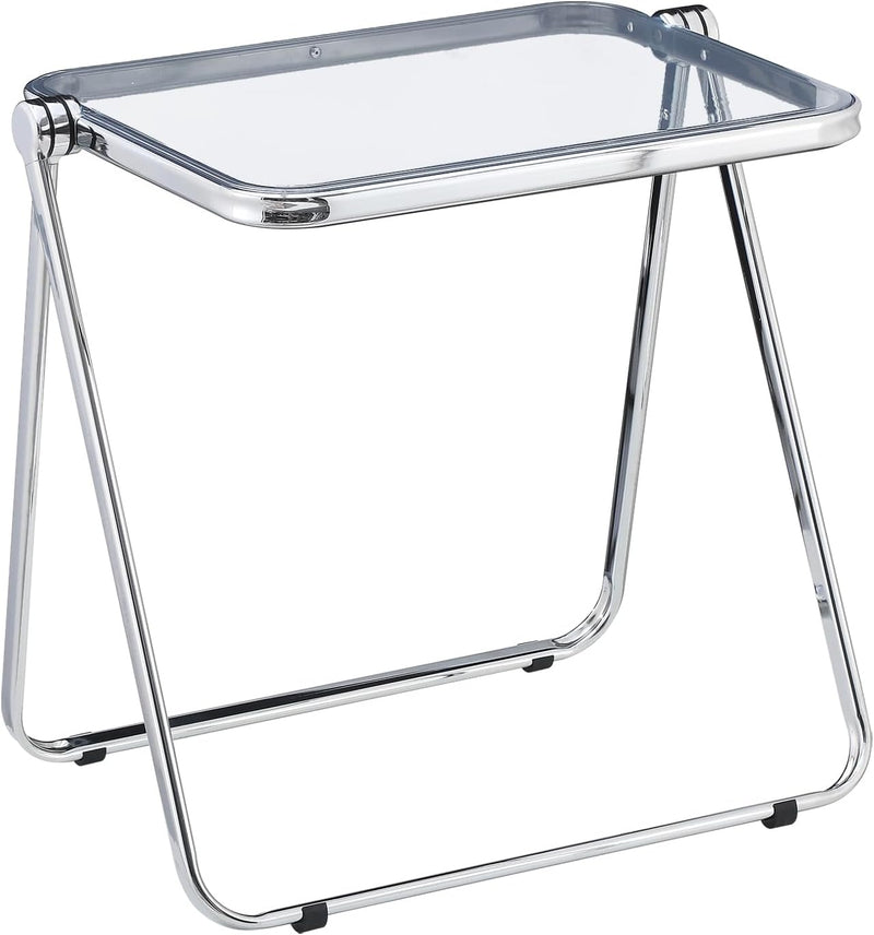 Acrylic Folding Table Space Saving Small Desk