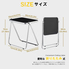 Acrylic Folding Table Space Saving Small Desk