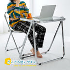 Acrylic Folding Table Space Saving Small Desk