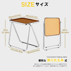 Acrylic Folding Table Space Saving Small Desk