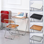 Acrylic Folding Table Space Saving Small Desk