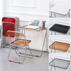 Acrylic Folding Table Space Saving Small Desk