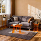 Acrylic Round Coffee Table Clear Circle Modern Lucite