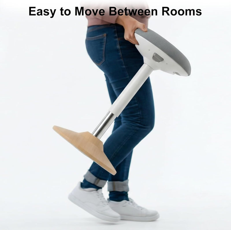 Active Wobble Stool for Standing Desk Height Adjustable