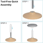 Active Wobble Stool for Standing Desk Height Adjustable