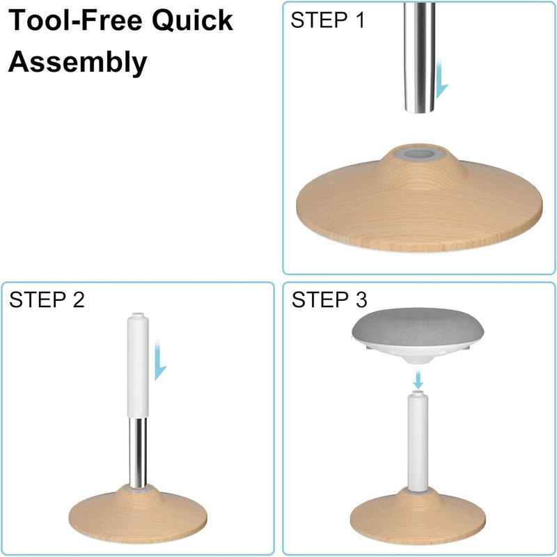 Active Wobble Stool for Standing Desk Height Adjustable
