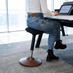 Active Wobble Stool for Standing Desk Height Adjustable