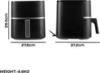 Actuate Dual Air Fryer 11L 6L 5L Drawers