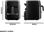 Actuate Dual Air Fryer 11L 6L 5L Drawers