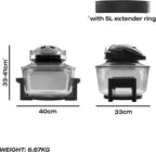 Actuate Dual Air Fryer 11L 6L 5L Drawers