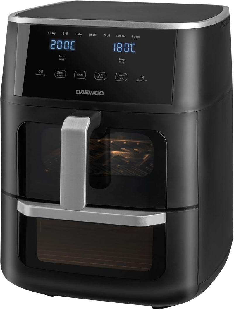 Actuate Dual Air Fryer 11L 6L 5L Drawers