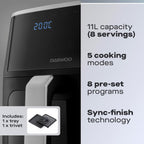 Actuate Dual Air Fryer 11L 6L 5L Drawers