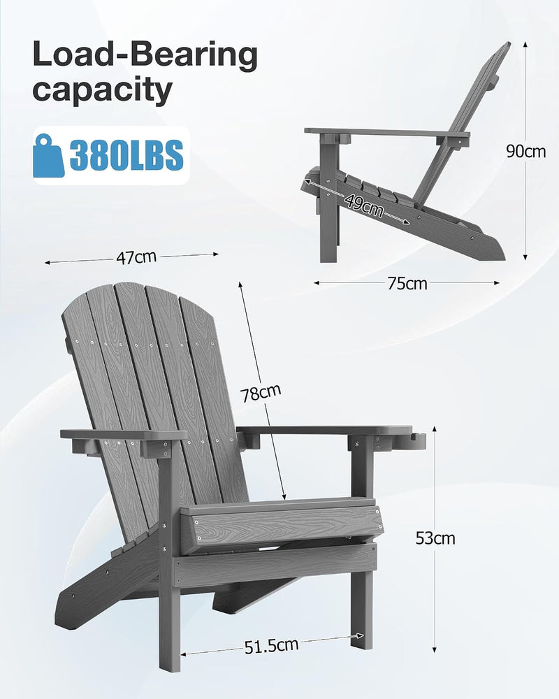 Adirondack Chair for Garden: Garden Chairs with Cup