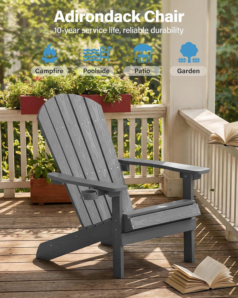 Adirondack Chair for Garden: Garden Chairs with Cup