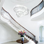 Adjustable 3 Ring Crystal Pendant Chandelier Cool Hanging