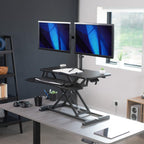Adjustable Standing Desk Converter with Dual 13