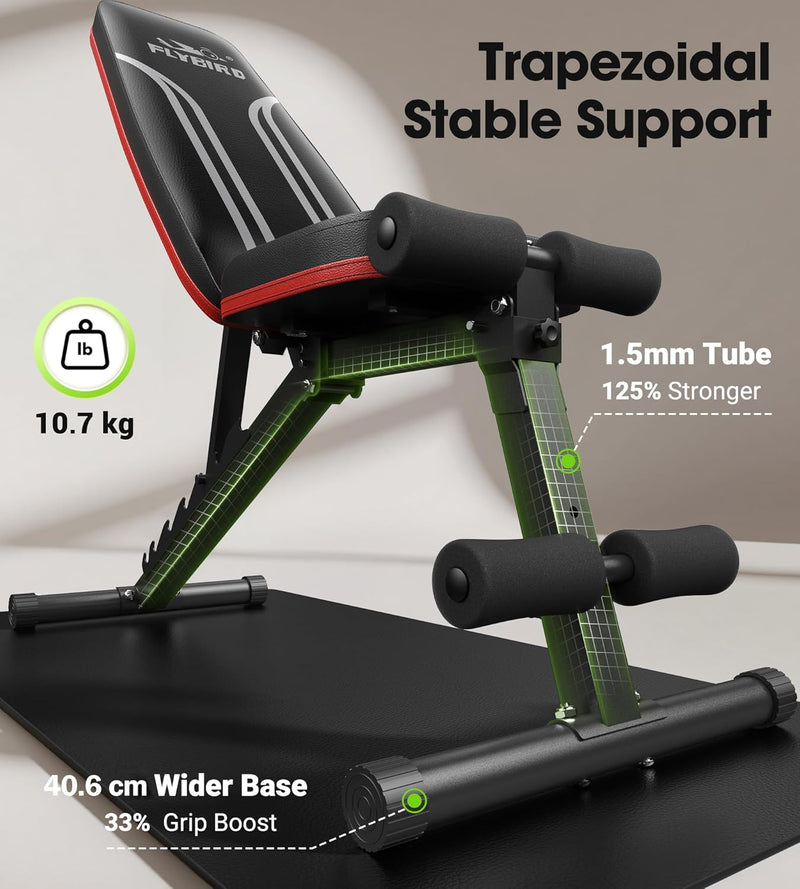 Adjustable Bench 318KG Weight Capacity Utility