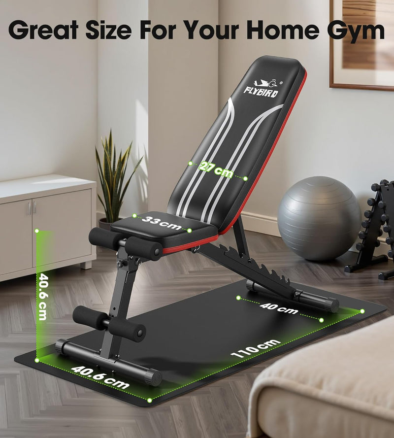 Adjustable Bench 318KG Weight Capacity Utility