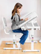 Adjustable Childrens Desk and Chair Set Kids Interactive