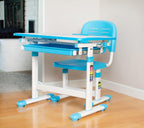 Adjustable Childrens Desk and Chair Set Kids Interactive