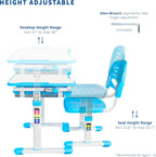 Adjustable Childrens Desk and Chair Set Kids Interactive