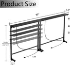 Adjustable Console Table Behind Sofa Rustic