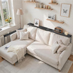 Adjustable Console Table Behind Sofa Rustic
