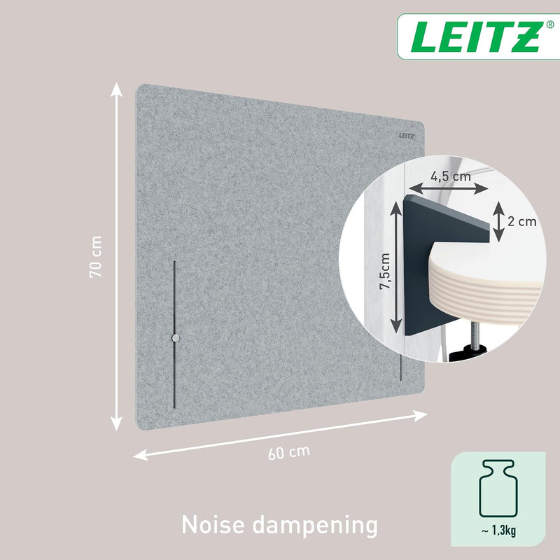 Adjustable Desk Divider Noise-Dampening 60x70CM