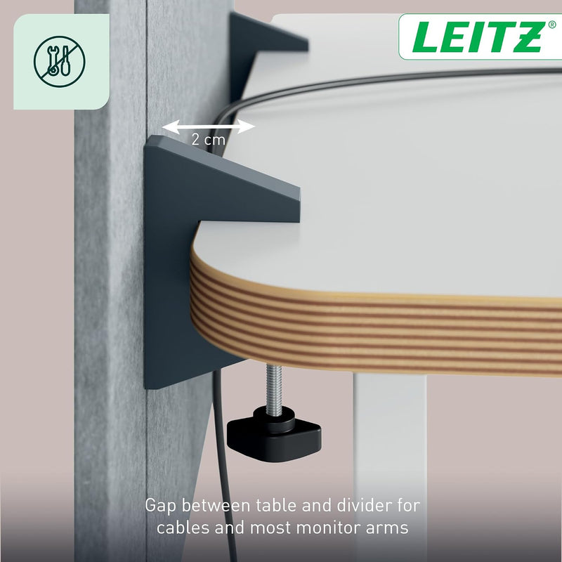 Adjustable Desk Divider Noise-Dampening 60x70CM