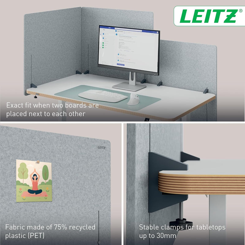 Adjustable Desk Divider Noise-Dampening 60x70CM