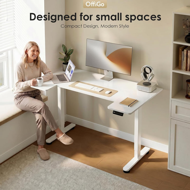 Adjustable Desk U Shaped Standing with 3 Memory