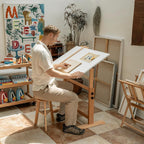 Adjustable Drafting Table: 35.5" X 23.5" Art Drawing
