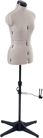 Adjustable Dressmakers Dummy in Fabric with Hem Marker