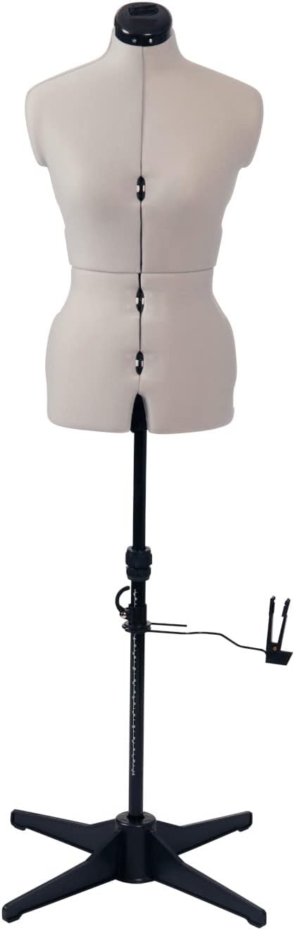 Adjustable Dressmakers Dummy in Fabric with Hem Marker
