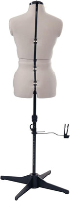Adjustable Dressmakers Dummy in Fabric with Hem Marker
