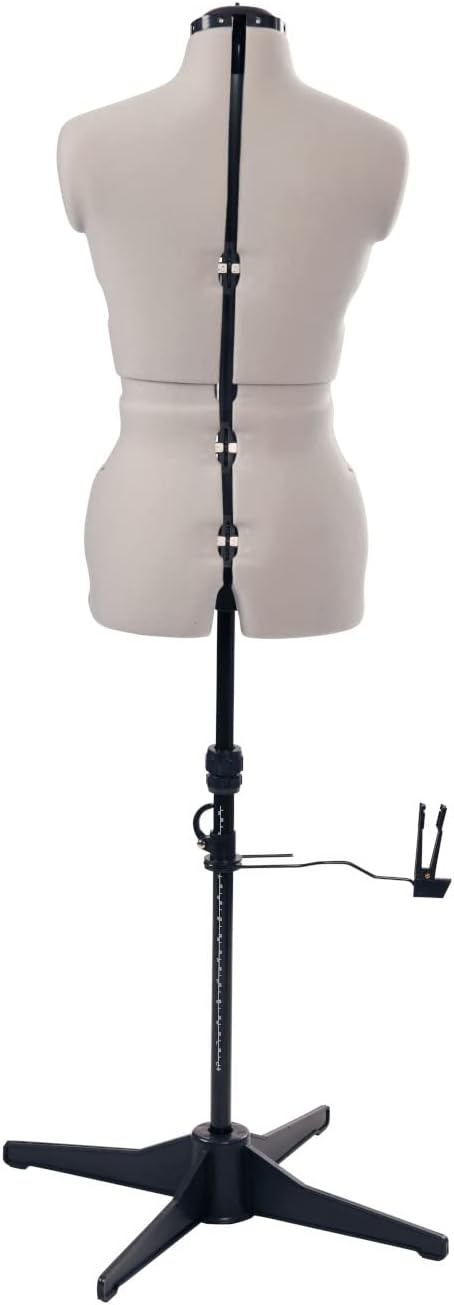 Adjustable Dressmakers Dummy in Fabric with Hem Marker