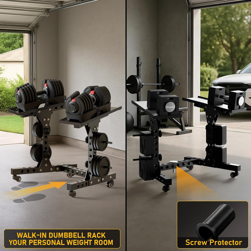 Adjustable Dumbbell Rack Weight