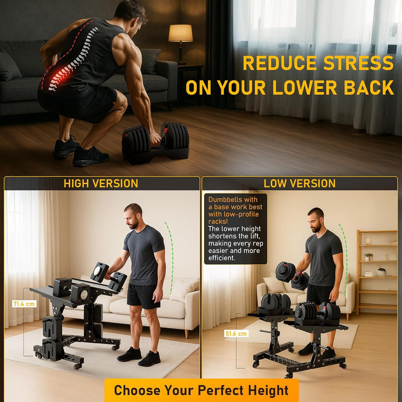Adjustable Dumbbell Rack Weight