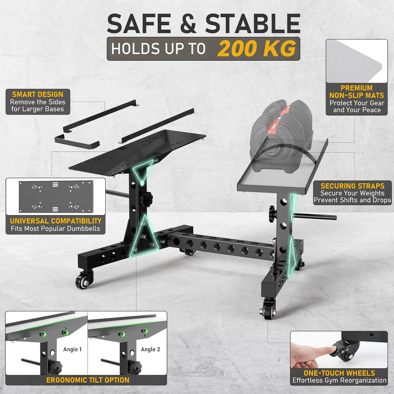 Adjustable Dumbbell Rack Weight
