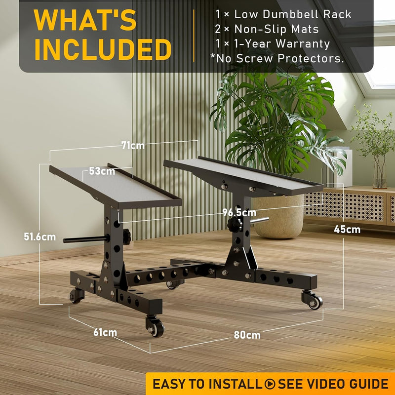 Adjustable Dumbbell Rack Weight